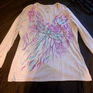 Nice JMS Dragonfly print shirt
